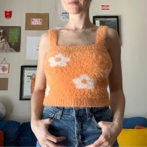 Fuzzy 70s inspired top